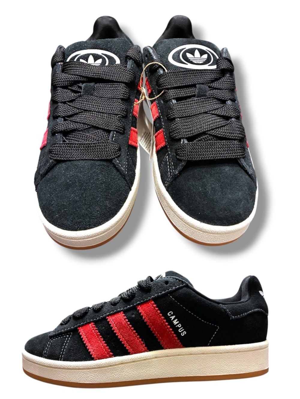🖤❤️ Adidas Campus 00s Black Red Suede Sneakers Men’s 5 / Women’s 6.5 NWT